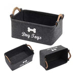 Pet Toy Box Felt Cat and Dog Toy Box Personalized Toy Organizer Box Toy Storage Box Clothes Storage Box Collar Storage