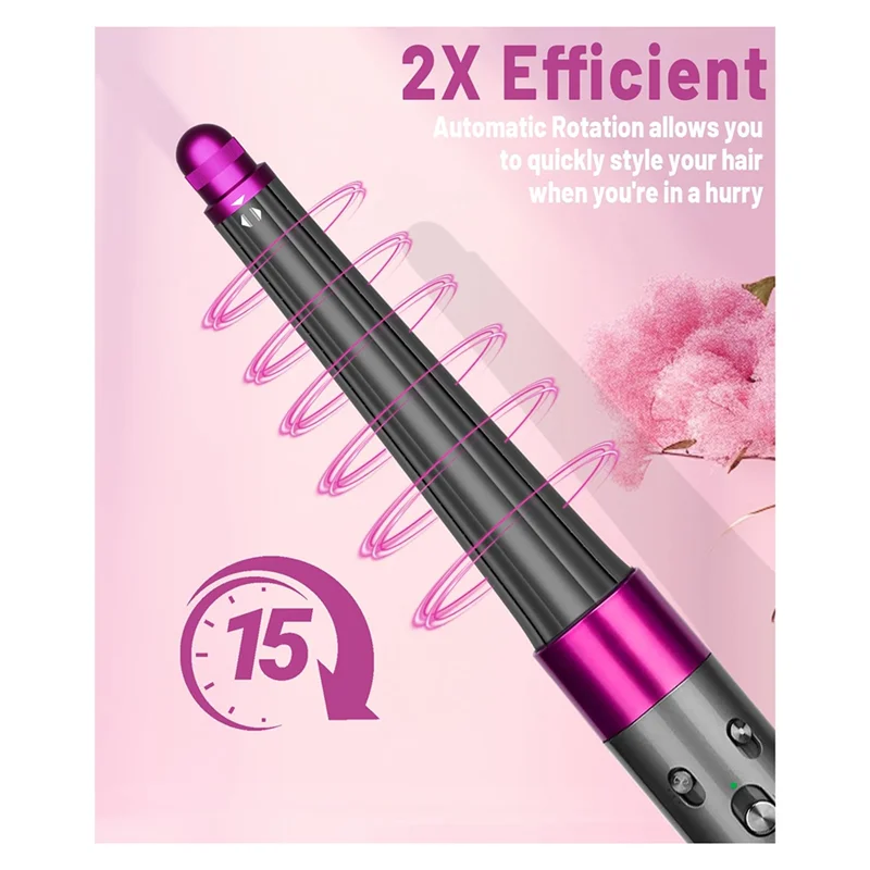 UNCL Conical Long Barrels Attachment For Dyson Airwrap HS01 HS05, 20MM-36MM Auto-Wrap Curling Iron For Curls And Waves