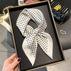 Bohemian Style Print Luxury Brand Silk Square Scarf Women Satin Shawls Neckerchief Wrap Scarves Bandana Hair Hjiab Floral