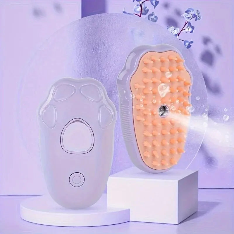 Colored Pet Steam Beauty Comb Cleanable Floating Hair Remove Tangled Hair No Need To Take A Shower Universal For Cat And Dog