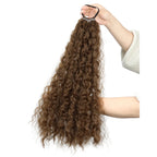 WIGSIN 18Inch Synthetic Long Curly Ponytail With Elastic Hair Rope Hair Extensions Fashionable Daily Use Party Hair Accessories
