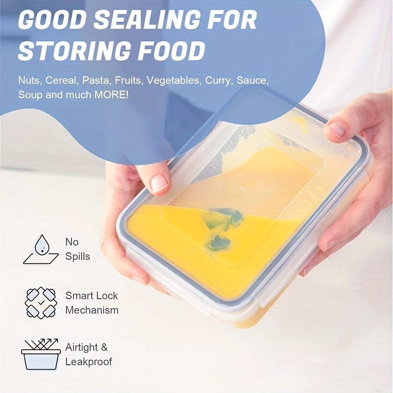 48pcs luxury food storage container set of high quality - sealed design, BPA free, easy to fasten lid, stackable microwave safe - including 24 containers, 24 lids, free labels, and kitchen storage marker pen