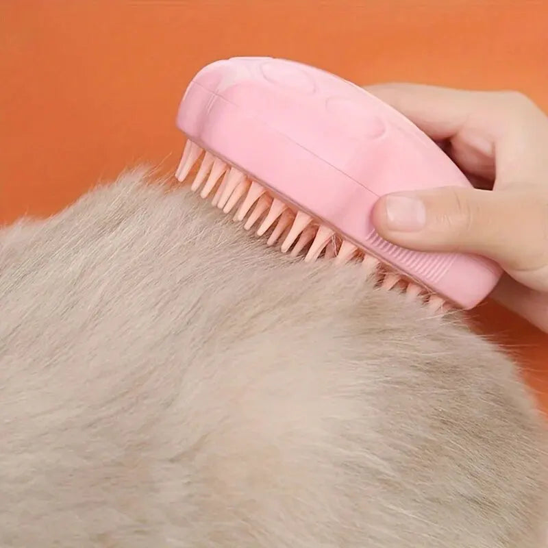 Colored Pet Steam Beauty Comb Cleanable Floating Hair Remove Tangled Hair No Need To Take A Shower Universal For Cat And Dog