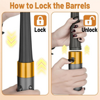 UNCL Conical Long Barrels Attachment For Dyson Airwrap HS01 HS05, 20MM-36MM Auto-Wrap Curling Iron For Curls And Waves