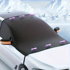 Magnetic Snow Cover for Car Windshield, Oxford Cloth Thickened Antifreeze Sunshade, Heat And Snow Protection